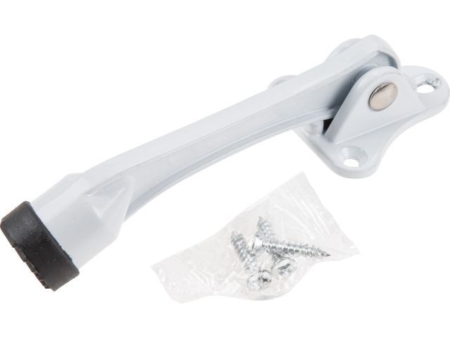 фиксатор дверной l134 белый starfix smf-46436-1 от BTSprom.by