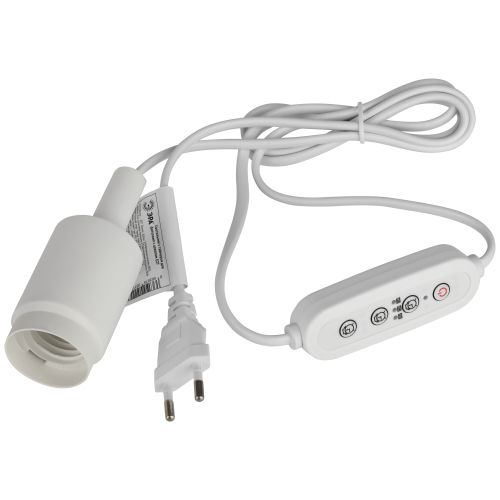  Светильник для растений FITO-Time Holder под лампу Е27 с проводом 1.5м и таймером для фитоламп Эра Б0059882 фото в каталоге от BTSprom.by