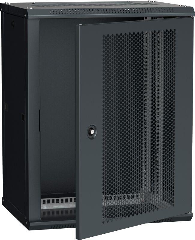 шкаф linea w 18u 600х450мм перфорир. дверь ral9005 itk lwr5-18u64-pf от BTSprom.by