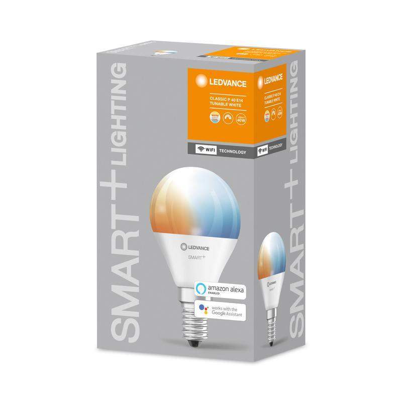 лампа светодиодная smart+ wifi mini bulb tunable white 40 5вт/2700-6500к e14 ledvance 4058075485617 от BTSprom.by
