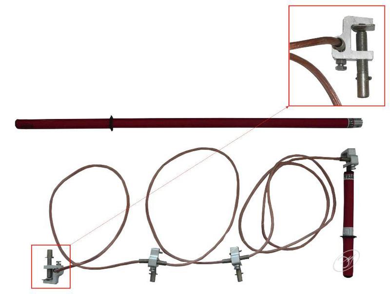 заземление переносное для распределительных устройств зпп-15н сечение 35мм с протоколом испытаний электро трейд zap143-35-p от BTSprom.by