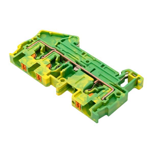  Колодка клеммная пружинная 4 Push-in 3 вывода земля EKF PIT-4-3-pe фото в каталоге от BTSprom.by