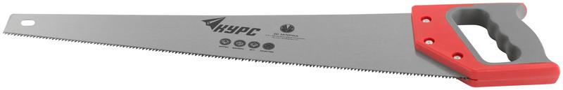  Ножовка по дереву 500мм средний каленый зуб 7 ТPI 2D заточка пластик. прорезиненная ручка КУРС 40318 фото в каталоге от BTSprom.by