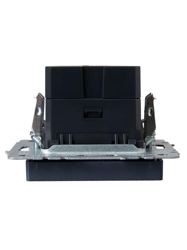  Розетка BRITE USB A+C 18Вт РЮ11-1-БрМ механизм маренго IEK BR-U22-018-K35 фото в каталоге от BTSprom.by