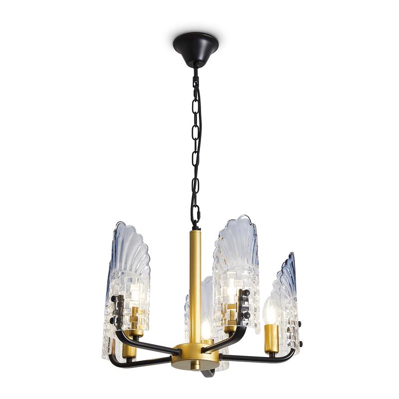  Светильник Ollie 5х40Вт E14 IP20 подвесной Freya FR5525PL-05GB фото в каталоге от BTSprom.by