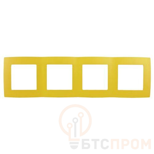 Рамка 4-м 12-5004-21 желт. ЭРА Б0019413 фото в каталоге от BTSprom.by  Рамка 4-м 12-5004-21 желт. ЭРА Б0019413 фото в каталоге от BTSprom.by