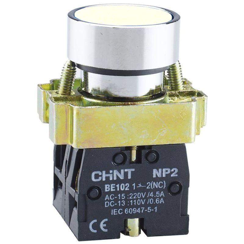 кнопка управления np2-ba15 без подсветки 1но+1нз ip40 (r) бел. chint 574369 от BTSprom.by