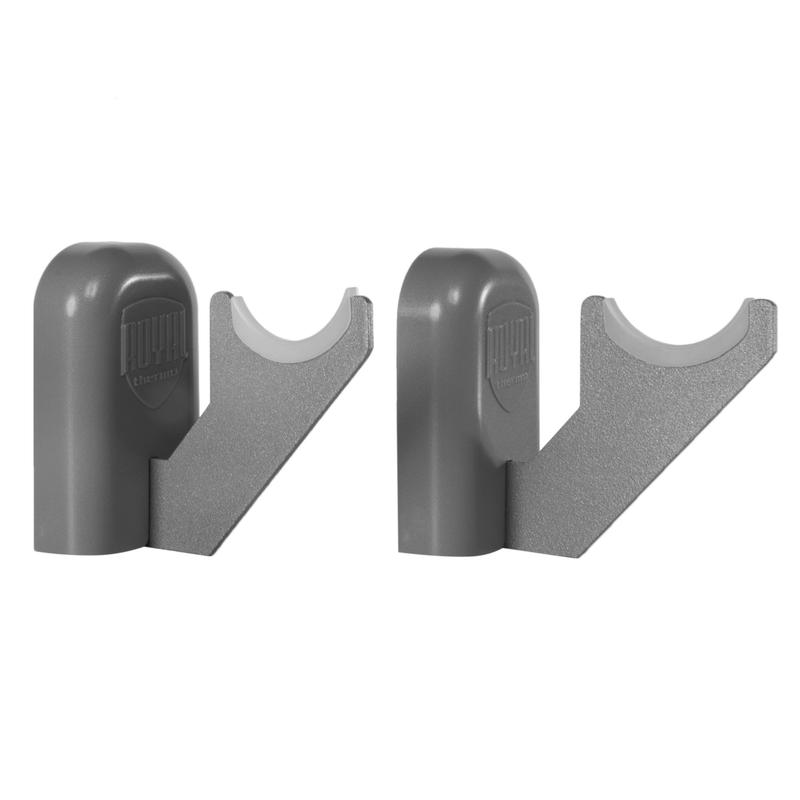  Комплект настенных регулируемых кронштейнов Design 100 серебр. Royal Thermo НС-1402553 фото в каталоге от BTSprom.by