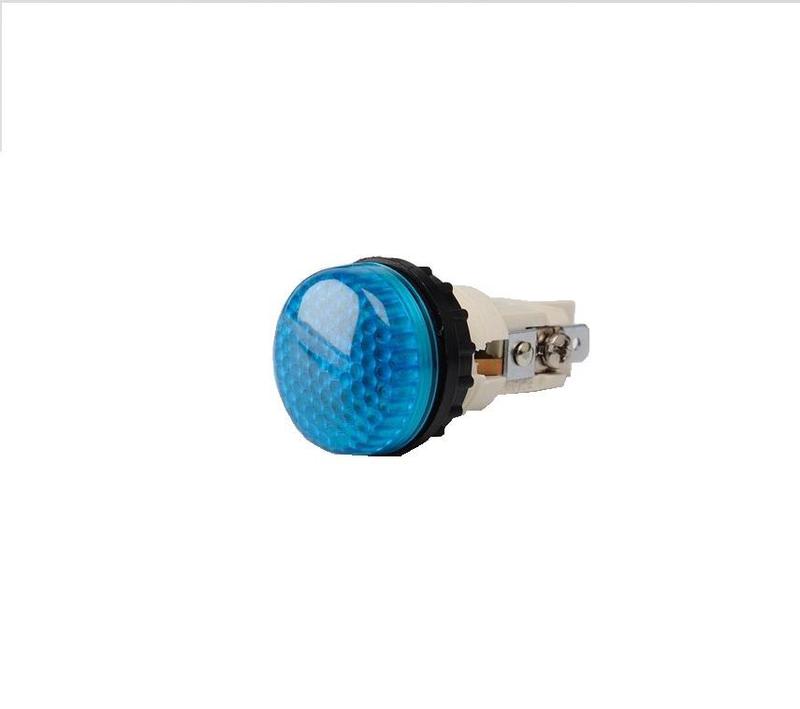 арматура сигнальная 22мм (под лампу с резьбой ba9s) 220b син. emas s224nm7 от BTSprom.by