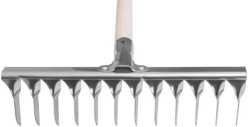  Грабли витой зуб нержавеющая сталь 12 зубьев с деревянным черенком FIT 76983 фото в каталоге от BTSprom.by