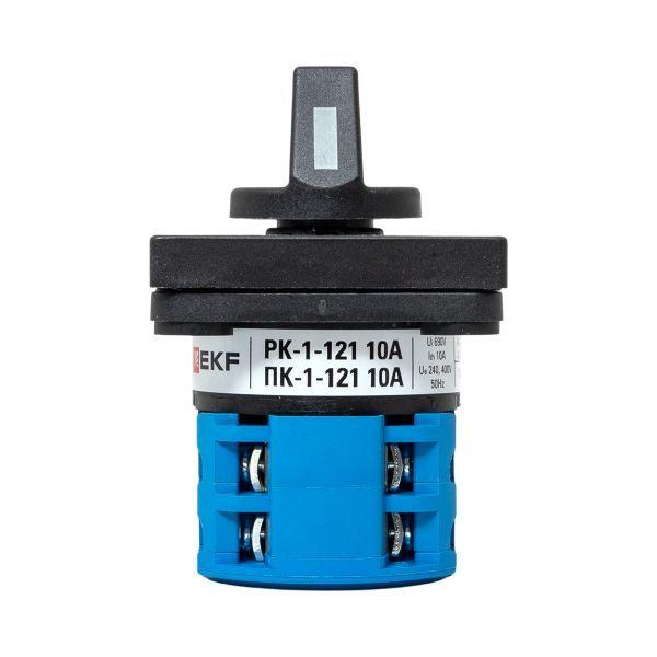  Переключатель кулачковый ПК-1-121 1п 10А "0-1-2-3" EKF pk-1-121-10 фото в каталоге от BTSprom.by