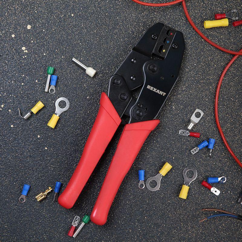  Кримпер для обжима изолированных клемм 0.5-6.0кв.мм (ht-301 W) Rexant 12-3021 фото в каталоге от BTSprom.by