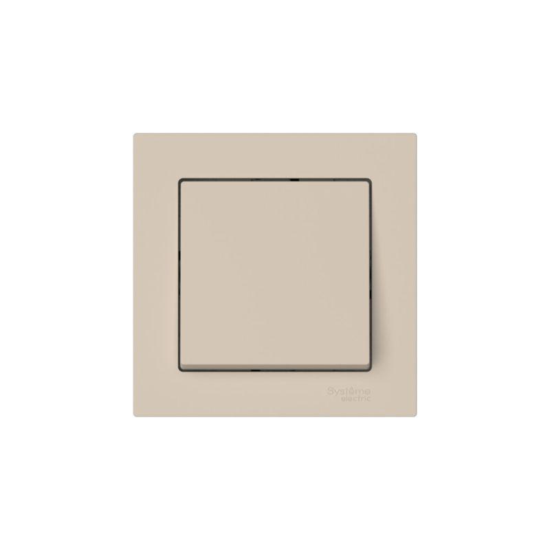  Выключатель 1-кл. AtlasDesign (сх. 1) 10AX быстрозажим. клем. в сборе песочн. SE ATN001212S фото в каталоге от BTSprom.by