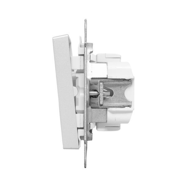  Выключатель проходной 1-кл. СП Эпика механизм алюм. EKF UP1-SWA-11 фото в каталоге от BTSprom.by