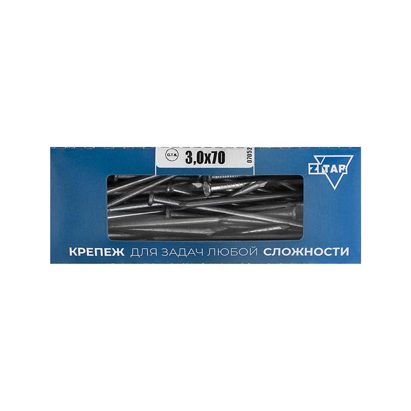 гвоздь строительный 3х70 оцинк. (уп.400г) tech-krep/zitar 102030 от BTSprom.by