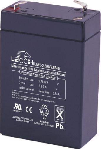аккумулятор 6в 2.8а.ч leoch djw6-2.8 leoch от BTSprom.by
