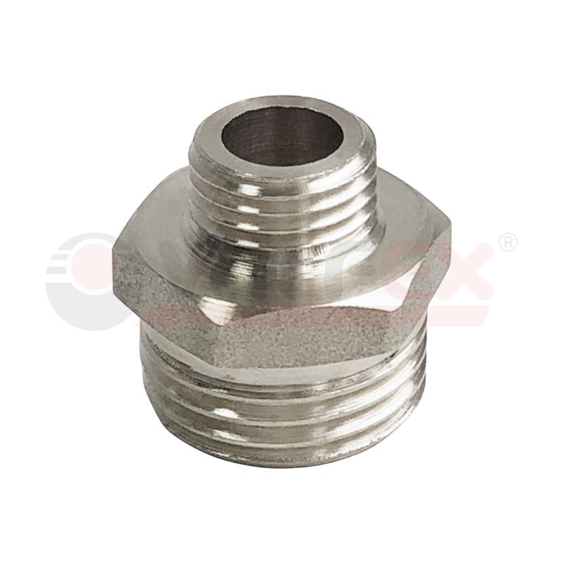 ниппель никелированный переходной нр 3/4дюйм-нр 1/2дюйм (220/10) valfex vf.580.n.034.012 от BTSprom.by