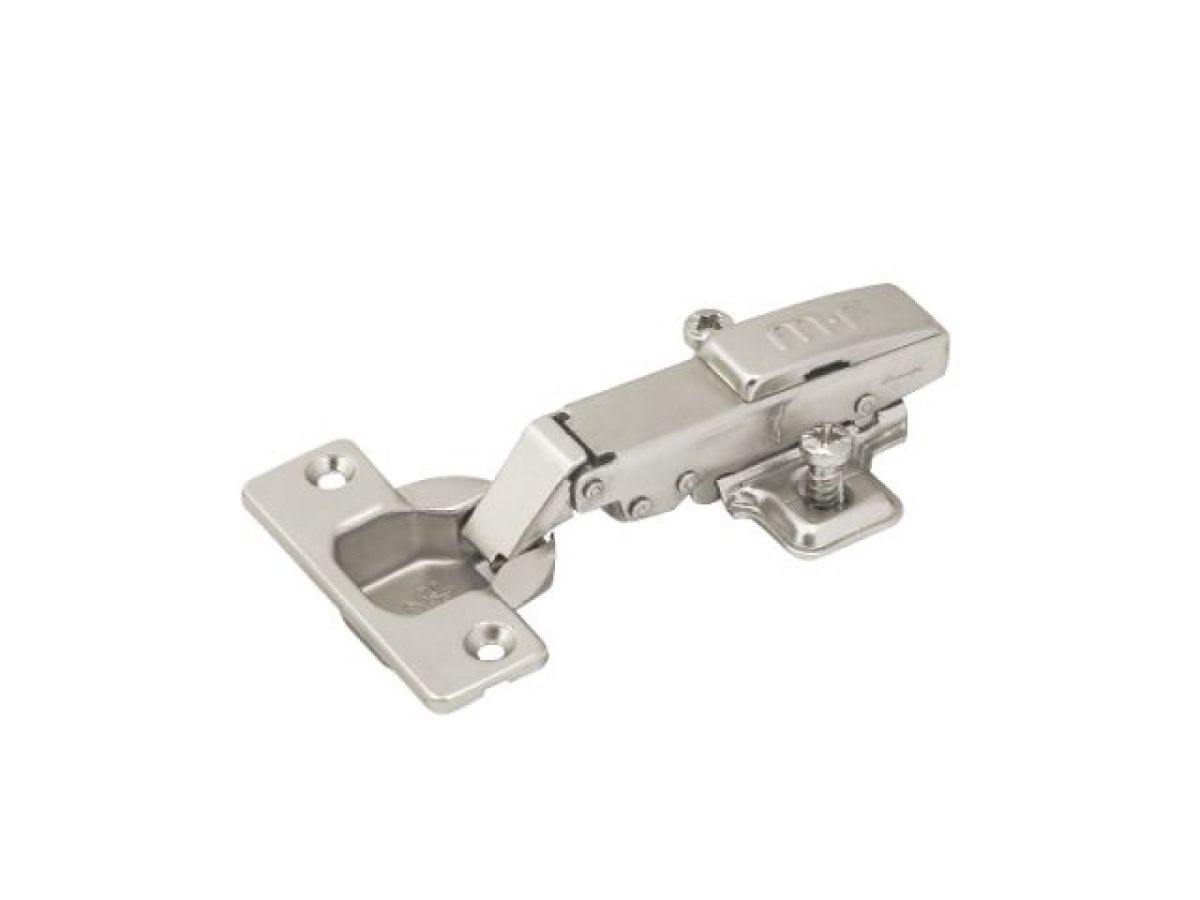 петля накладная с доводчиком clip-on, мягкий ход, площадка с евровинтом starfix smf-10893 от BTSprom.by
