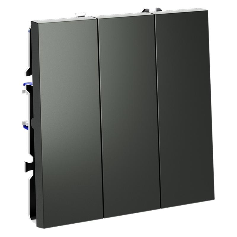  Выключатель 3-кл. СП S70 10А механизм титан Voltum VLS030106 фото в каталоге от BTSprom.by