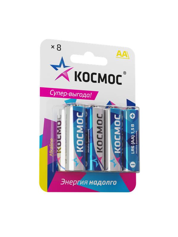 элемент питания алкалиновый aa/lr6 bp-8 (блист.8шт) космос koclr6bl8 от BTSprom.by