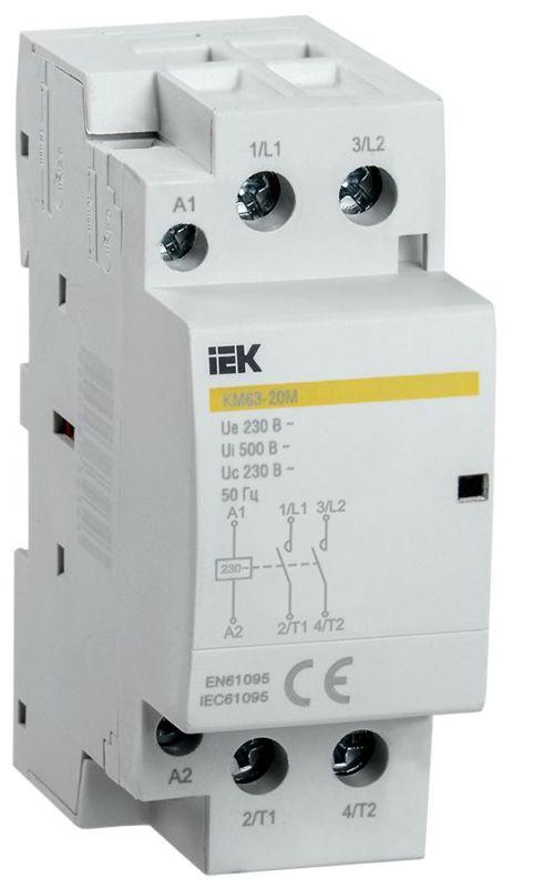 контактор модульный км63-20м ac karat iek mkk11-63-20 от BTSprom.by