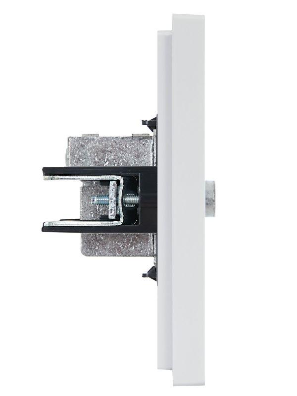  Розетка TV проходная FORTE&PIANO FP229 бел. IEK FP-A10-P-K01 фото в каталоге от BTSprom.by