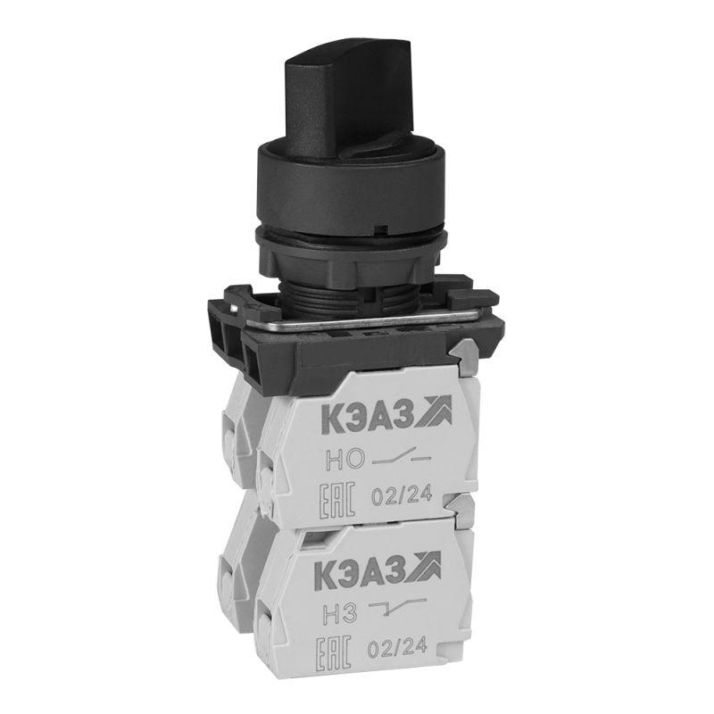 переключатель кпе2520р черн. 2но+0нз ручка фикс 3поз ip54 кэаз 354421 от BTSprom.by