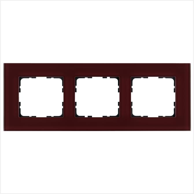 рамка 3-м g-glass стекло гранат. jasmartg1003gh от BTSprom.by