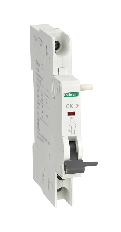 контакт сигнальный ск-201 ac-12: ue/ie:ac415в/3а ac240в/6а; dc-12: ue/ie:dc130в/1а dc48в/2а dc24в/6а dekraft 18127dek от BTSprom.by