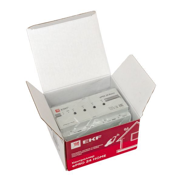  Контроллер ePRO 24 удаленного управления 6вх\4вых 230В WiFi Home EKF ePRO-h-10-4-230-W фото в каталоге от BTSprom.by