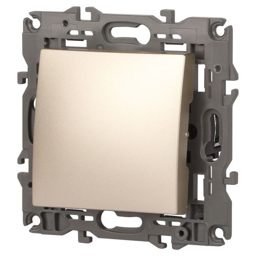  Переключатель перекрестный 1-кл. СП Elegance 14-1108-04 10А IP20 250В 10AX механизм шампань Эра Б0034260 фото в каталоге от BTSprom.by