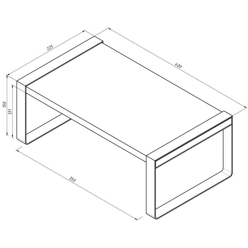  Полка-органайзер для кухни дуб Харбор бел. Rexant 38-0678 фото в каталоге от BTSprom.by