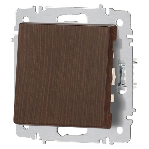  Кнопка Accent 6-109-10 10А-250В IP20 СУ венге Intro Б0063623 фото в каталоге от BTSprom.by