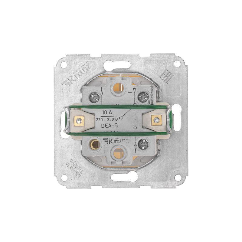  Выключатель для жалюзи 2-кл. СП DEA 10А механизм беж. Kranz KR-78-0239 фото в каталоге от BTSprom.by