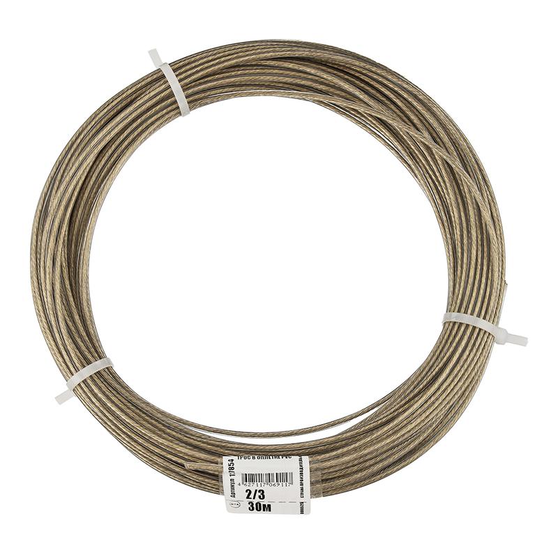трос в оплетке pvc 2/3 (уп.30м) tech-krep/zitar 127854 от BTSprom.by