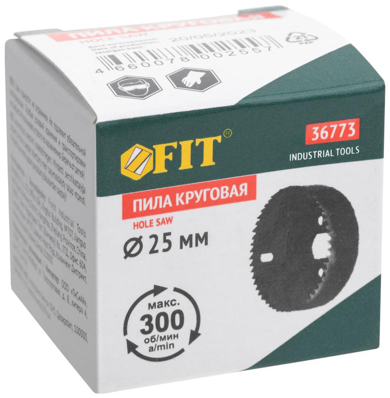  Пила круговая инструментальная сталь 25мм FIT 36773 фото в каталоге от BTSprom.by
