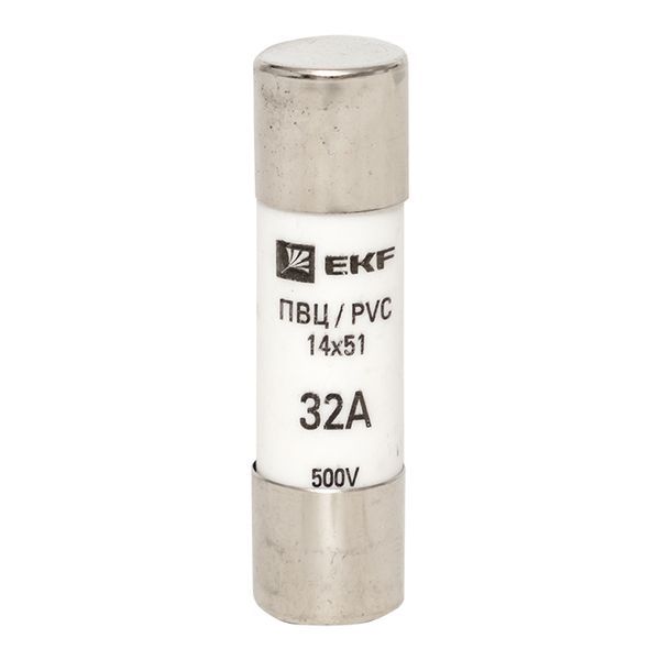  Вставка плавкая цилиндрическая ПВЦ 14х51 32А EKF pvc-14x51-32 фото в каталоге от BTSprom.by