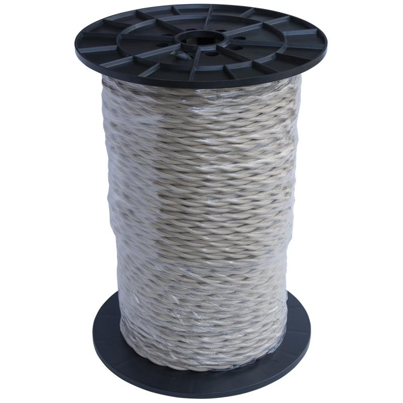 провод ретро 2х2.5 сл. кость (уп.200м) retroelectro 2254770 от BTSprom.by