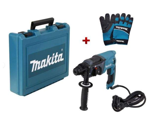 перфоратор makita hr 2470 в чем. + акция перчатки pgh-190280-xl (780 вт, 2.7 дж, 3 реж., патрон sds-plus, вес 2.4 кг) hr2470a5 от BTSprom.by