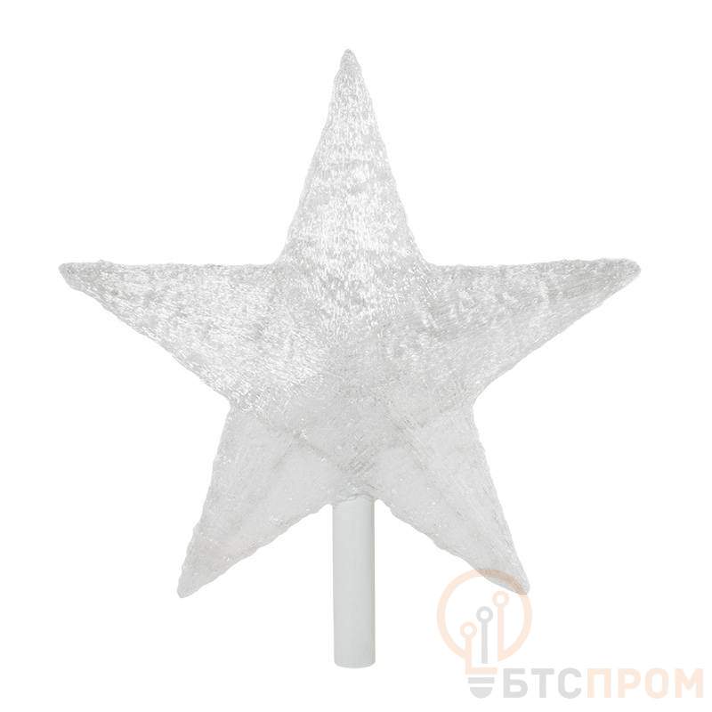  Акриловая светодиодная фигура Звезда 54 см (c трубой 80 см), 240 светодиодов, белая фото в каталоге от BTSprom.by