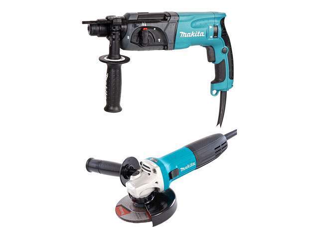 набор электроинструмента makita dk 0120 в кор. (2 пр.) (hr2470, ga5030) от BTSprom.by