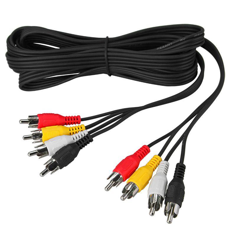 шнур 4х4 rca 5м rexant 17-0305 от BTSprom.by