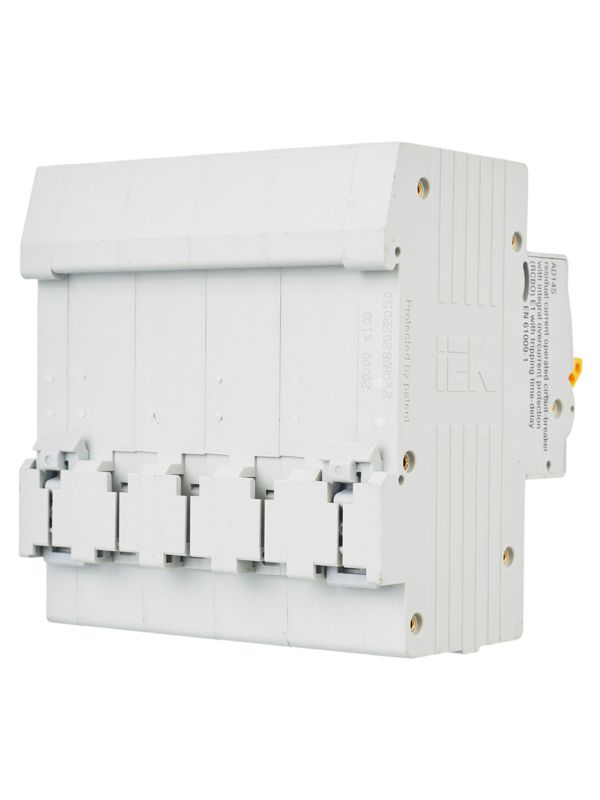  Выключатель автоматический дифференциального тока селективный 4п 50А 100мА тип AC АД14S KARAT IEK MAD13-4-050-C-100 фото в каталоге от BTSprom.by