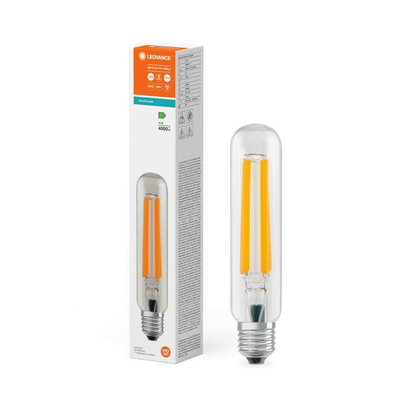 лампа светодиодная филаментная nav led 21вт (замена 50вт) 4000к нейтр. бел. e27 4000лм special прозр. стекло 220-240в ledvance 4099854071997 от BTSprom.by