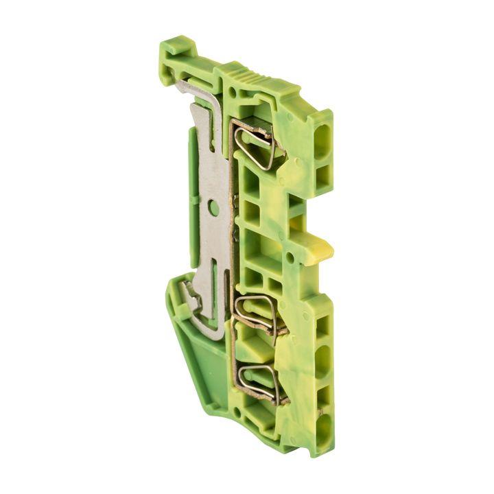 колодка клеммная st-1.5 3 вывода земля пружинная ekf plc-jxb-st-1.5-3-pen от BTSprom.by
