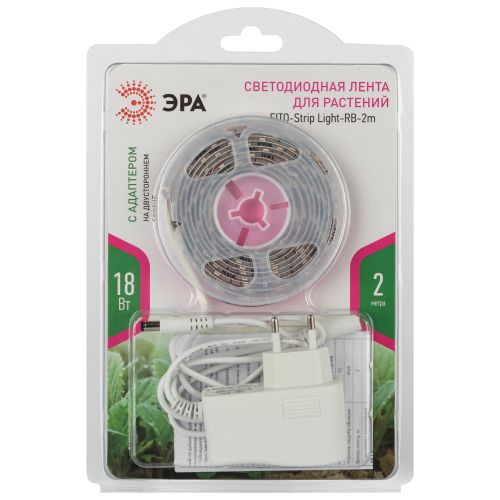 Лента светодиодная FITO-Strip Light-RB-2m 2м для растений красн./син. спектр IP65 Эра Б0057282 фото в каталоге от BTSprom.by