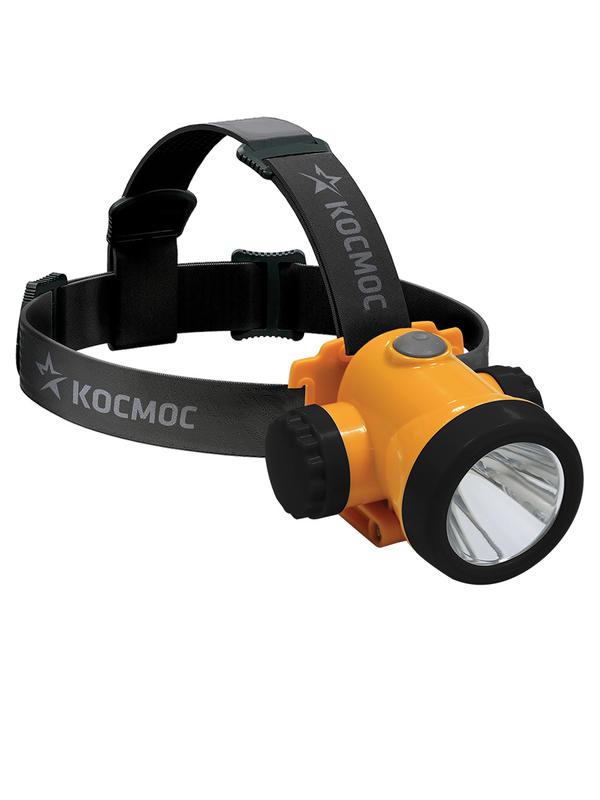 фонарь аккумуляторный налобный h3w led 3вт 2 режима литиевый аккум. 1.5а.ч зу usb космос koch3wli-on от BTSprom.by