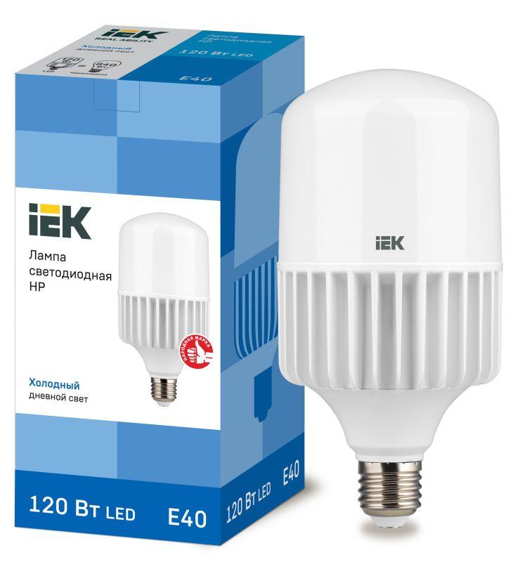 лампа светодиодная hp 120вт 6500к e40 с патроном подвес. керам. iek lle-hp-120-65-e40-epc30 от BTSprom.by