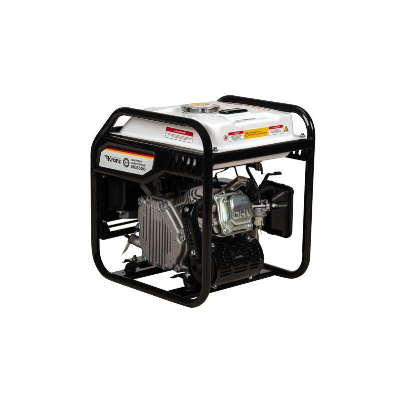  Генератор инверторный KR3500IO 3.5кВт 230В 7л открытый корпус ручной старт KRANZ KR-16-1143 фото в каталоге от BTSprom.by