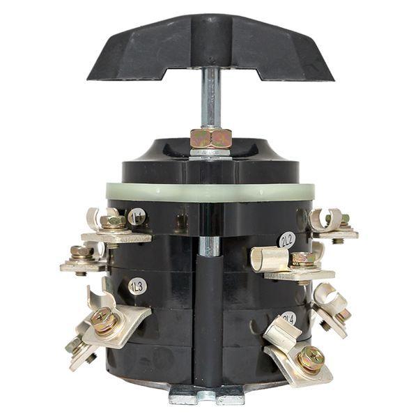  Переключатель пакетный 1-кл. 100А IP00 ПП 4-100/Н2 М3 исп.3 черн. EKF pp-4-100-3 фото в каталоге от BTSprom.by